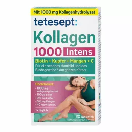 TETESEPT Tabletas de colágeno 1000 Intens, 30 uds