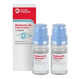 Gotas para los ojos hialurónico AL 1,5 mg / ml, 2X10 ml