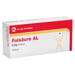 FOLSÄURE AL Comprimidos de 5 mg, 20 uds