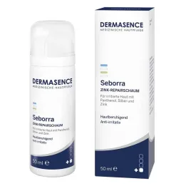 Espuma reparadora de zinc Dermasence Seborra, 50 ml