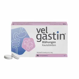 Tabletas masticables para flatulencia Velgastin, 20 piezas