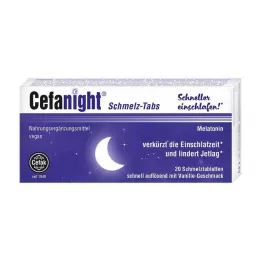 CEFANIGHT Pastillas derretibles, 20 uds