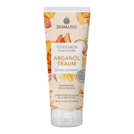 Dermasel Crema de manos del Mar Muerto Sueño de aceite de argán, 75 ml