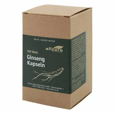 GINSENG 500 cápsulas, 100 uds