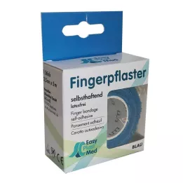 UM EASYPLAST Parche para dedo autoadhesivo 2,5 cm x 5 m azul, 1 pieza