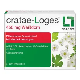 cratae-Loges 450 mg tabletas recubiertas de película de espino, 200 st