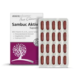 BEST EDITION Sambuc Aktiv cápsulas duras, 60 uds