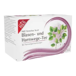 Bolsas filtrantes de té para vejiga y tracto urinario H&amp;S®, 20 x 2 g
