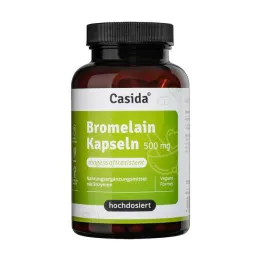 Bromelaína 500 mg cápsulas con cubierta entérica en dosis altas, 120 piezas