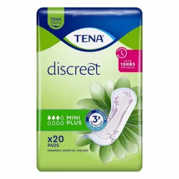 TENA® compresas discretas Mini Plus para incontinencia, 20 piezas