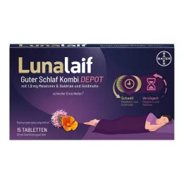 Lunalaif Good Sleep Combi Depot Tabletas, 15 ST