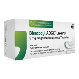 Bisacodyl ADGC® Laxante 5 mg comprimidos gastrorresistentes, 100 comprimidos