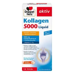 Barras líquidas de colágeno 5000 Doppelherz, 14x10 ml