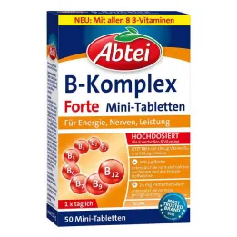 Abbey Vitamina B Complejo Forte Tabletas, 50 PCS