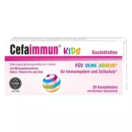 CEFAIMMUN KIDS Comprimidos masticables, 20 uds