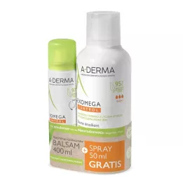 A-DERMA Promo-kit EXOMEGA CONTROL Bálsam+Spray, 1 pz