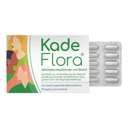 Bacterias de ácido láctico Kadeflora con cápsulas de biotina, 30 piezas
