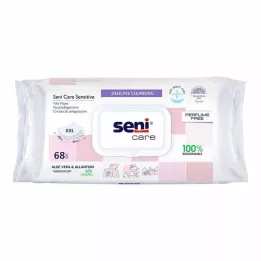 SENI Toallitas húmedas para pieles sensibles, 68 unidades