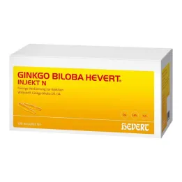 GINKGO BILOBA HEVERT® INJEKT N ampollas, 100X2 ml