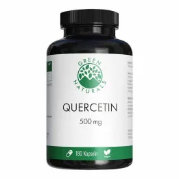 Green Naturals Quercetin 500 mg Cápsulas de dosis alta, 180 piezas