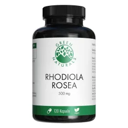 Green Naturals Rhodiola Rosea 500 mg Cápsulas de dosis alta, 120 ST