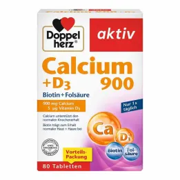 Comprimidos Doppelherz Calcio 900 + D3, 80 comprimidos