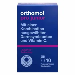 Tabletas masticables Orthomol Pro Junior, 10 piezas