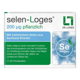 Selenio-Loges 200 µg tabletas recubiertas de película vegetal, 60 st