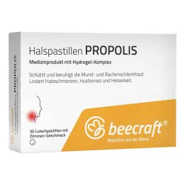 Pastillas para la garganta Beecraft Propóleos, 30 pz