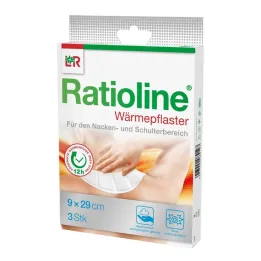 Parches térmicos ratioline cuello / hombro 9x29 cm, 3 piezas