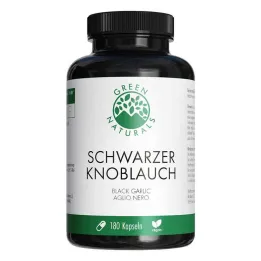 Green Naturals Ajo Negro 600 mg Con Bolsa Kps, 180 PCS