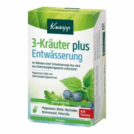 Kneipp 3 hierbas más cápsulas de drenaje, 60 piezas