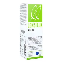 Solución combinada Lensilux All in One + recipiente para lentillas blancas, 360 ml