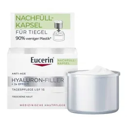 Eucerin Hyaluron-Filler crema de día para pieles secas con LSF 15, 50 ml