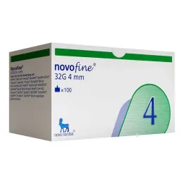 Cánulas Novofine de 4 mm, 0,23 x 0,25 mm, calibre 32, 100 unidades