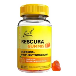 Flores de Bach Original Rescura Gummies Naranja, 60 piezas