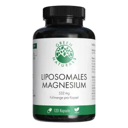 Cápsulas vegetales liposomales de citrato de magnesio Green Naturals, 120 st