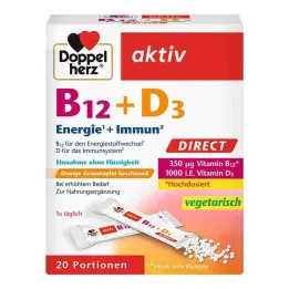 Doppelherz B12 + D3 Pellets directos, 20 ST