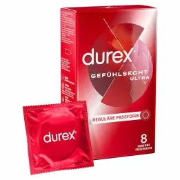 durex® Feel-Real Ultra condones, 8 piezas