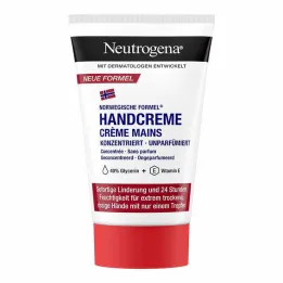 Crema de manos concentrada de fórmula noruega de Neutrogena sin perfume, 50 ml