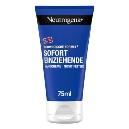 Neutrogena Crema de manos de absorción instantánea, fórmula noruega, 75 ml