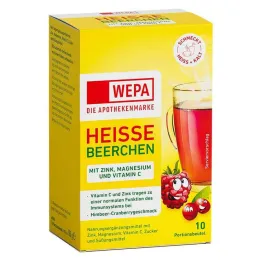 Bayas calientes Wepa + vitamina C + zinc + magnesio en polvo, 10x10 g