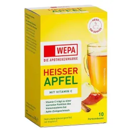 Manzana caliente Wepa + polvo de vitamina C, 10x10 g