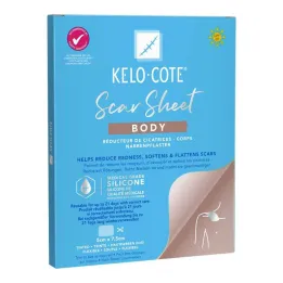 Cuerpo de yeso para cicatrices de silicona Kelo-Cote, 1 pieza