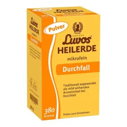 Polvo de diarrea microfina de arcilla curativa Luvos, 380 g