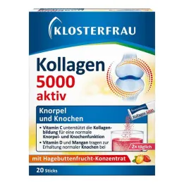 Klosterfrau Colágeno 5000 barras de granulado activo, 20 piezas