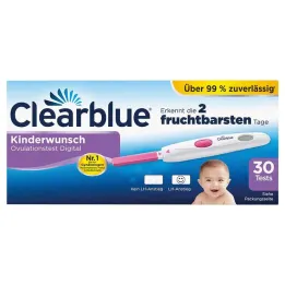 Prueba de ovulación de fertilidad Clearblue digital, 30 st