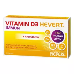 VITAMIN D3 HEVERT Cápsulas inmunes, 30 piezas