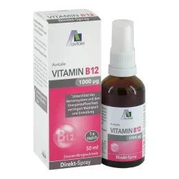 Vitamina B12 1000 µg pulverización directa, 50 ml
