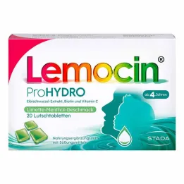 Pastillas Lemocin Prohydro, 20 comprimidos